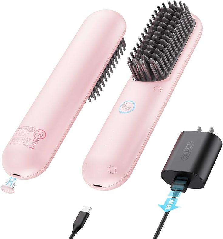 Brosse chauffante portable