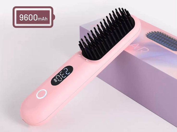 Brosse chauffante portable
