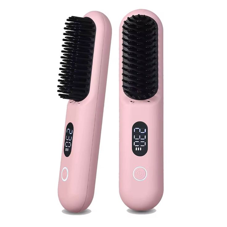 Brosse chauffante portable